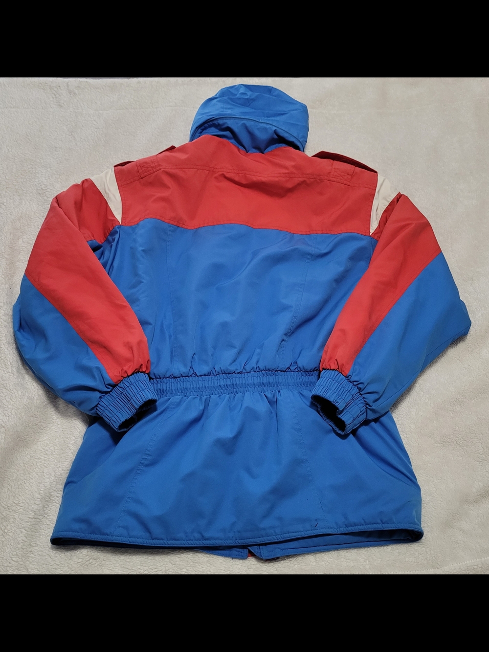 Vintage ASICS Blue & Red Hooded Ski Jacket Made In Japan - Picture 10 of 10